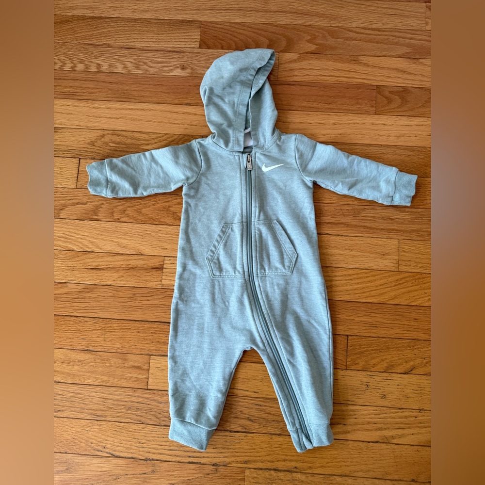 Nike Baby Jumpsuit – Size 9 Months | Blue | Gently Worn